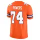 Limited Orange Youth Ben Powers Denver Broncos Alternate Vapor F.U.S.E. Mile High Collection 1977 Throwback Jersey