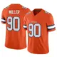 Limited Orange Youth Jordan Miller Denver Broncos Vapor F.U.S.E. Jersey