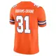 Limited Orange Youth Kris Abrams-Draine Denver Broncos Alternate Vapor F.U.S.E. Mile High Collection 1977 Throwback Jersey