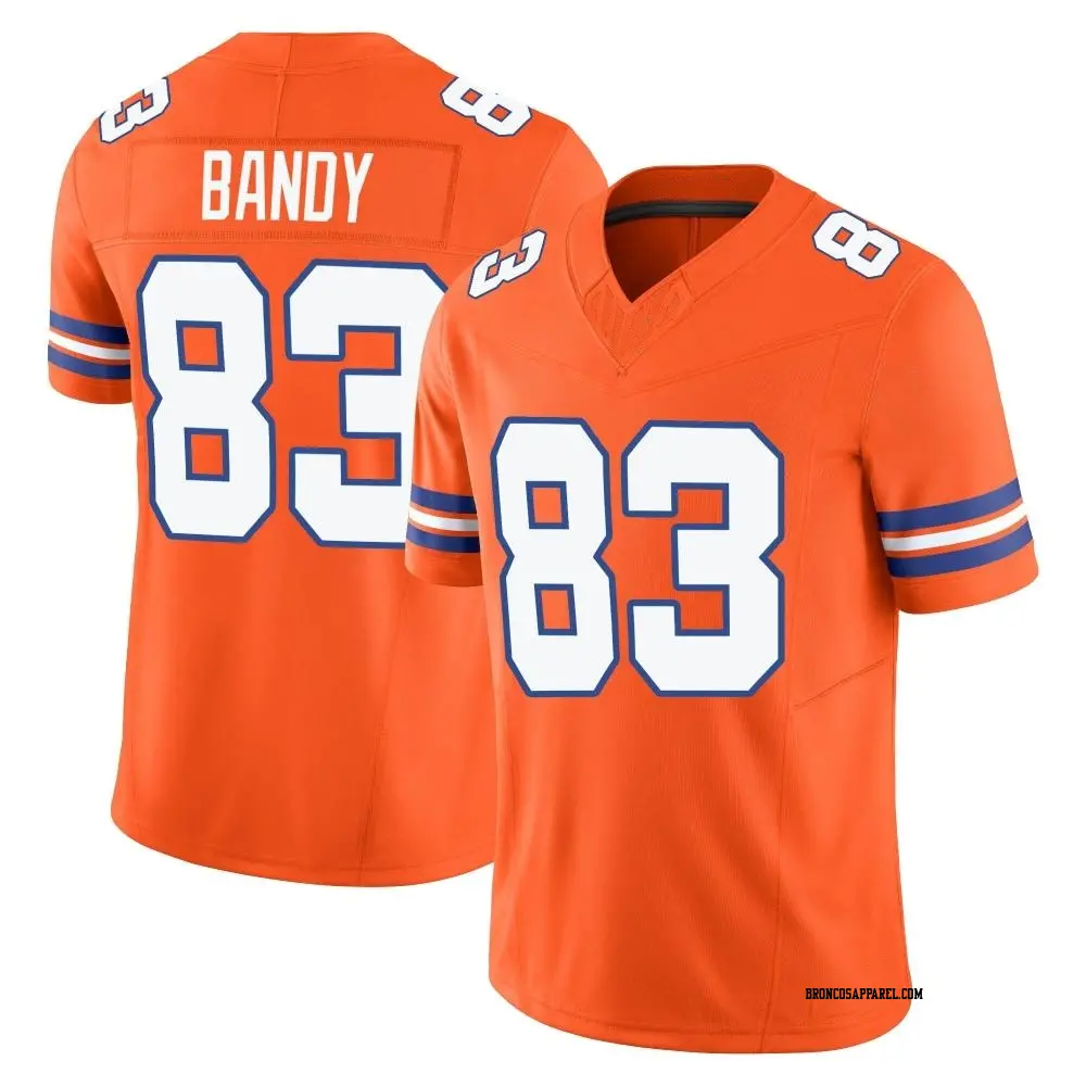 Limited Orange Youth Michael Bandy Denver Broncos Alternate Vapor F.U.S.E. Mile High Collection 1977 Throwback Jersey