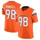 Limited Orange Youth Mike Purcell Denver Broncos Vapor F.U.S.E. 2nd Jersey