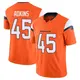 Limited Orange Youth Nate Adkins Denver Broncos Vapor F.U.S.E. 2nd Jersey