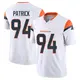 Limited White Men's Aaron Patrick Denver Broncos Vapor F.U.S.E. Jersey