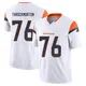 Limited White Men's Calvin Throckmorton Denver Broncos Vapor F.U.S.E. Jersey