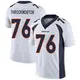 Limited White Men's Calvin Throckmorton Denver Broncos Vapor Untouchable Jersey