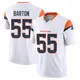 Limited White Men's Cody Barton Denver Broncos Vapor F.U.S.E. Jersey