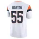 Limited White Men's Cody Barton Denver Broncos Vapor F.U.S.E. Jersey