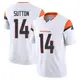 Limited White Men's Courtland Sutton Denver Broncos Vapor F.U.S.E. Jersey