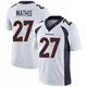 Limited White Men's Damarri Mathis Denver Broncos Vapor Untouchable Jersey