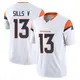 Limited White Men's David Sills V Denver Broncos Vapor F.U.S.E. Jersey