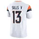 Limited White Men's David Sills V Denver Broncos Vapor F.U.S.E. Jersey