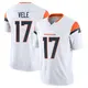 Limited White Men's Devaughn Vele Denver Broncos Vapor F.U.S.E. Jersey