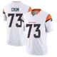 Limited White Men's Frank Crum Denver Broncos Vapor F.U.S.E. Jersey