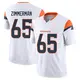 Limited White Men's Gary Zimmerman Denver Broncos Vapor F.U.S.E. Jersey