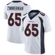 Limited White Men's Gary Zimmerman Denver Broncos Vapor Untouchable Jersey