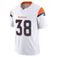 Limited White Men's Jaleel McLaughlin Denver Broncos Vapor F.U.S.E. Jersey