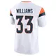 Limited White Men's Javonte Williams Denver Broncos Vapor F.U.S.E. Jersey