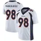 Limited White Men's John Franklin-Myers Denver Broncos Vapor Untouchable Jersey