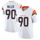 Limited White Men's Jordan Miller Denver Broncos Vapor F.U.S.E. Jersey