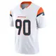 Limited White Men's Jordan Miller Denver Broncos Vapor F.U.S.E. Jersey