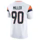 Limited White Men's Jordan Miller Denver Broncos Vapor F.U.S.E. Jersey