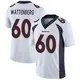 Limited White Men's Luke Wattenberg Denver Broncos Vapor Untouchable Jersey