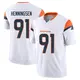 Limited White Men's Matt Henningsen Denver Broncos Vapor F.U.S.E. Jersey