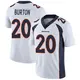 Limited White Men's Michael Burton Denver Broncos Vapor Untouchable Jersey