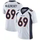 Limited White Men's Mike McGlinchey Denver Broncos Vapor Untouchable Jersey