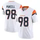 Limited White Men's Mike Purcell Denver Broncos Vapor F.U.S.E. Jersey