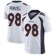 Limited White Men's Mike Purcell Denver Broncos Vapor Untouchable Jersey