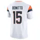 Limited White Men's Nik Bonitto Denver Broncos Vapor F.U.S.E. Jersey