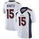 Limited White Men's Nik Bonitto Denver Broncos Vapor Untouchable Jersey