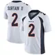 Limited White Men's Pat Surtain II Denver Broncos Vapor Untouchable Jersey