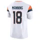 Limited White Men's Peyton Manning Denver Broncos Vapor F.U.S.E. Jersey