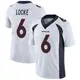 Limited White Men's P.J. Locke Denver Broncos Vapor Untouchable Jersey