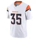 Limited White Men's Reese Taylor Denver Broncos Vapor F.U.S.E. Jersey