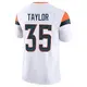 Limited White Men's Reese Taylor Denver Broncos Vapor F.U.S.E. Jersey