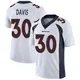 Limited White Men's Terrell Davis Denver Broncos Vapor Untouchable Jersey