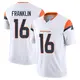 Limited White Men's Troy Franklin Denver Broncos Vapor F.U.S.E. Jersey