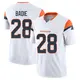 Limited White Men's Tyler Badie Denver Broncos Vapor F.U.S.E. Jersey