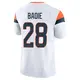 Limited White Men's Tyler Badie Denver Broncos Vapor F.U.S.E. Jersey