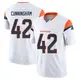 Limited White Men's Zach Cunningham Denver Broncos Vapor F.U.S.E. Jersey