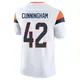 Limited White Men's Zach Cunningham Denver Broncos Vapor F.U.S.E. Jersey