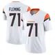 Limited White Youth Cam Fleming Denver Broncos Vapor F.U.S.E. Jersey