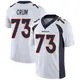 Limited White Youth Frank Crum Denver Broncos Vapor Untouchable Jersey