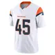 Limited White Youth Nate Adkins Denver Broncos Vapor F.U.S.E. Jersey