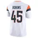 Limited White Youth Nate Adkins Denver Broncos Vapor F.U.S.E. Jersey