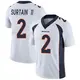 Limited White Youth Pat Surtain II Denver Broncos Vapor Untouchable Jersey