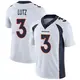 Limited White Youth Wil Lutz Denver Broncos Vapor Untouchable Jersey